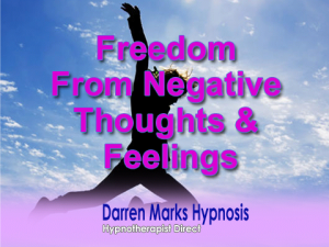 Freedom From Negative Feelings