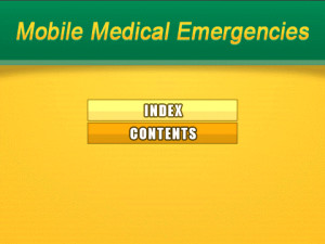 Mobile Medical Emergencies for blackberry app Screenshot