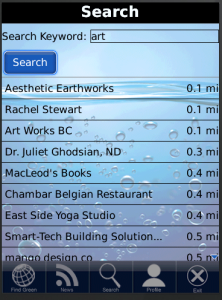 3rdWhale for blackberry app Screenshot