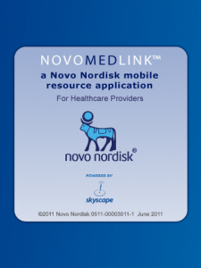 NovoMedLink for blackberry app Screenshot