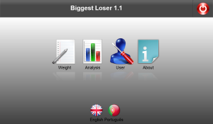 Biggest Loser for blackberry app Screenshot