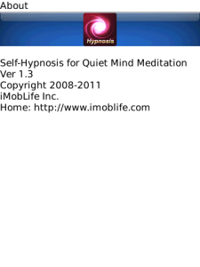 Self-Hypnosis for Quiet Mind Meditation
