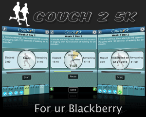 Couch 2 5K for blackberry app Screenshot