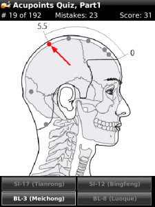 Acupoints Quiz Part1