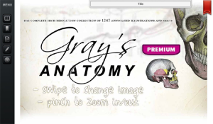 Grays Anatomy Premium Edition for blackberry app Screenshot