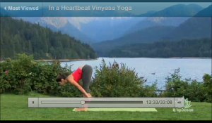 My Yoga for blackberry app Screenshot