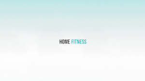 Home Fitness for blackberry app Screenshot