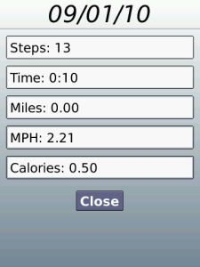 TreadIt Pedometer for Storm and Torch