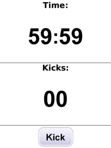 Baby Kick Tracker for blackberry app Screenshot