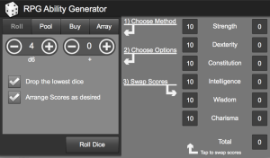 RPG Ability Generator