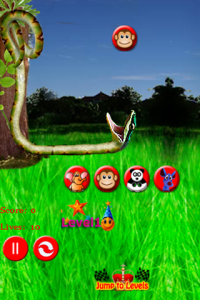 Falling Animals for blackberry game Screenshot