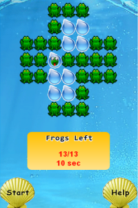 Frog Game for blackberry game Screenshot