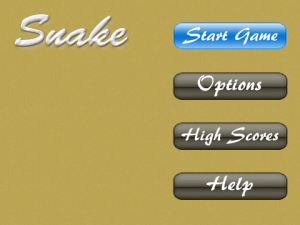 Snake for blackberry game Screenshot