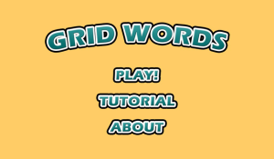 Grid Words for blackberry game Screenshot