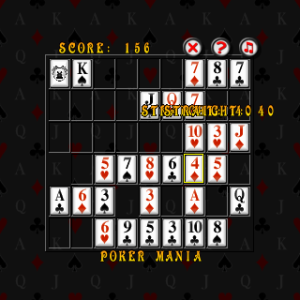 Poker Mania for blackberry game Screenshot
