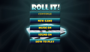 Roll It for blackberry game Screenshot