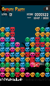 Ghosty Party for blackberry game Screenshot