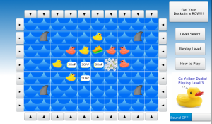 Get Your DUCKS in a ROW for blackberry game Screenshot