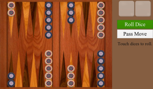 Backgammon for blackberry game Screenshot