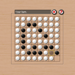 Reversi for blackberry game Screenshot