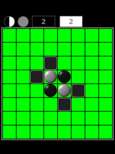 Reversi for blackberry game Screenshot