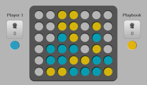 Connect Four for blackberry game Screenshot