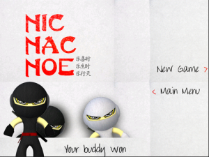 Nic Nac Noe for blackberry game Screenshot