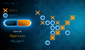 Grid Tac Toe for blackberry game Screenshot