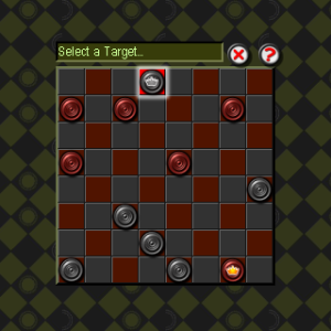 Checkers for blackberry game Screenshot