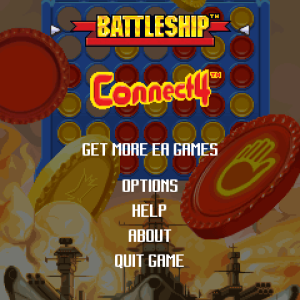 Connect 4 Battleship for blackberry game Screenshot