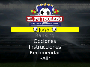El Futbolero - El Juego for blackberry game Screenshot