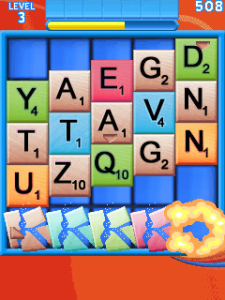 SCRABBLE Blast for blackberry game Screenshot