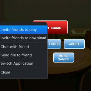 Word Poker with Friends for blackberry game Screenshot
