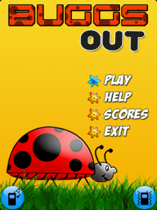 Buggs Out for blackberry game Screenshot