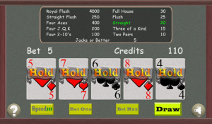 TouchPlay Bonus Poker Video Poker