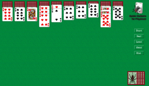 Spider Solitaire for BlackBerry PlayBook
