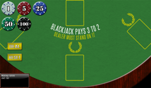 Blackjack for BlackBerry PlayBook