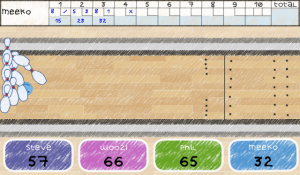 Bowling at Doodle Lanes