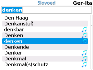 German-Italian-German Slovoed Deluxe talking dictionary