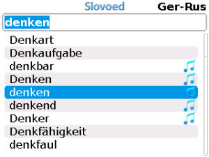 German-Russian-German Slovoed Deluxe talking dictionary