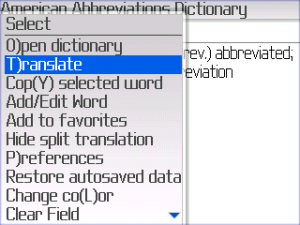 BEIKS American Abbreviations Dictionary for BlackBerry