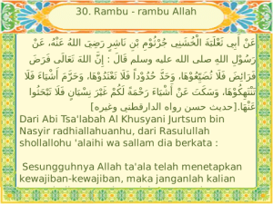 Hadith Arbain - Indonesia