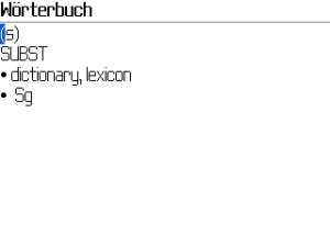 BEIKS German-English-German Dictionary for BlackBerry