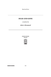 Dead and Gone part1 ebook