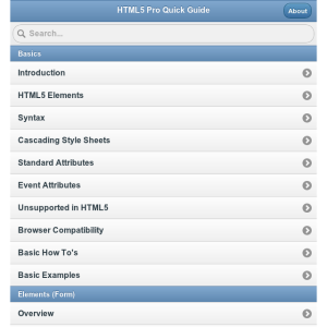 HTML5 Pro Quick Guide