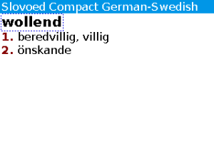 German-Swedish-German Slovoed Compact talking dictionary