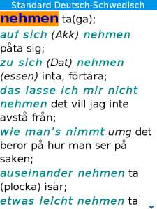 Langenscheidt Standard-Wörterbuch Schwedisch