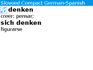 German-Spanish-German Slovoed Compact talking dictionary