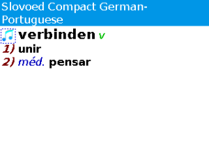 German-Portuguese-German Slovoed Compact talking dictionary