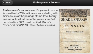 Shakespeare's Sonnets